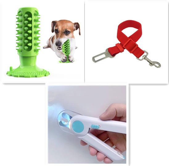 Teeth Cleaning Dog Brush Toy